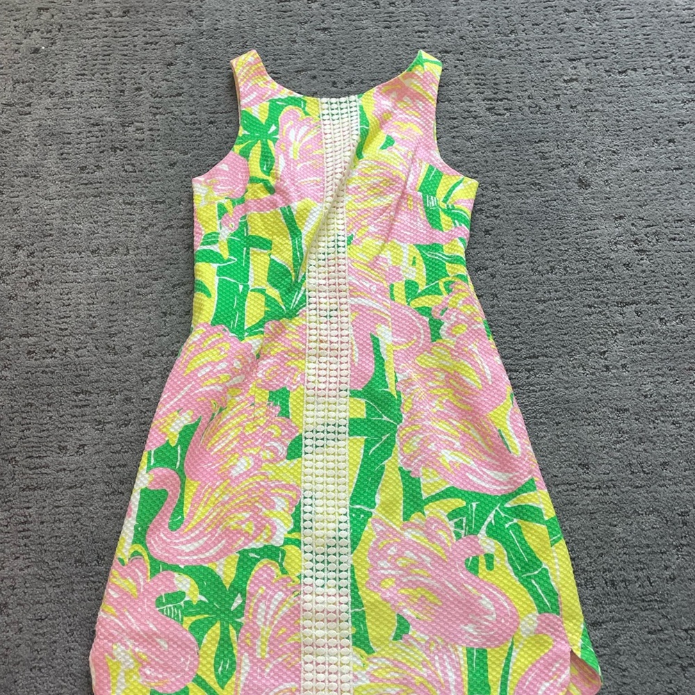 Lilly Pulitzer Colorful Kids Dress with Floral Pattern